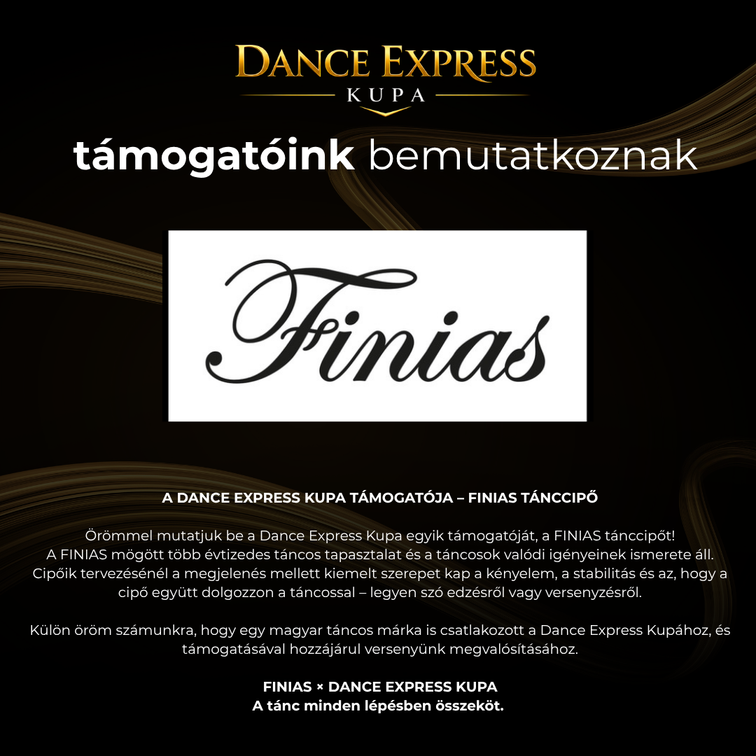 FINIAS Tánccipő bemutatkozása
