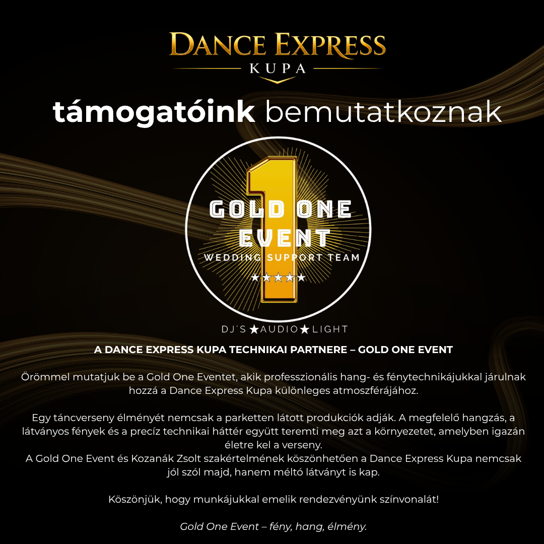 Gold One Event bemutatkozása