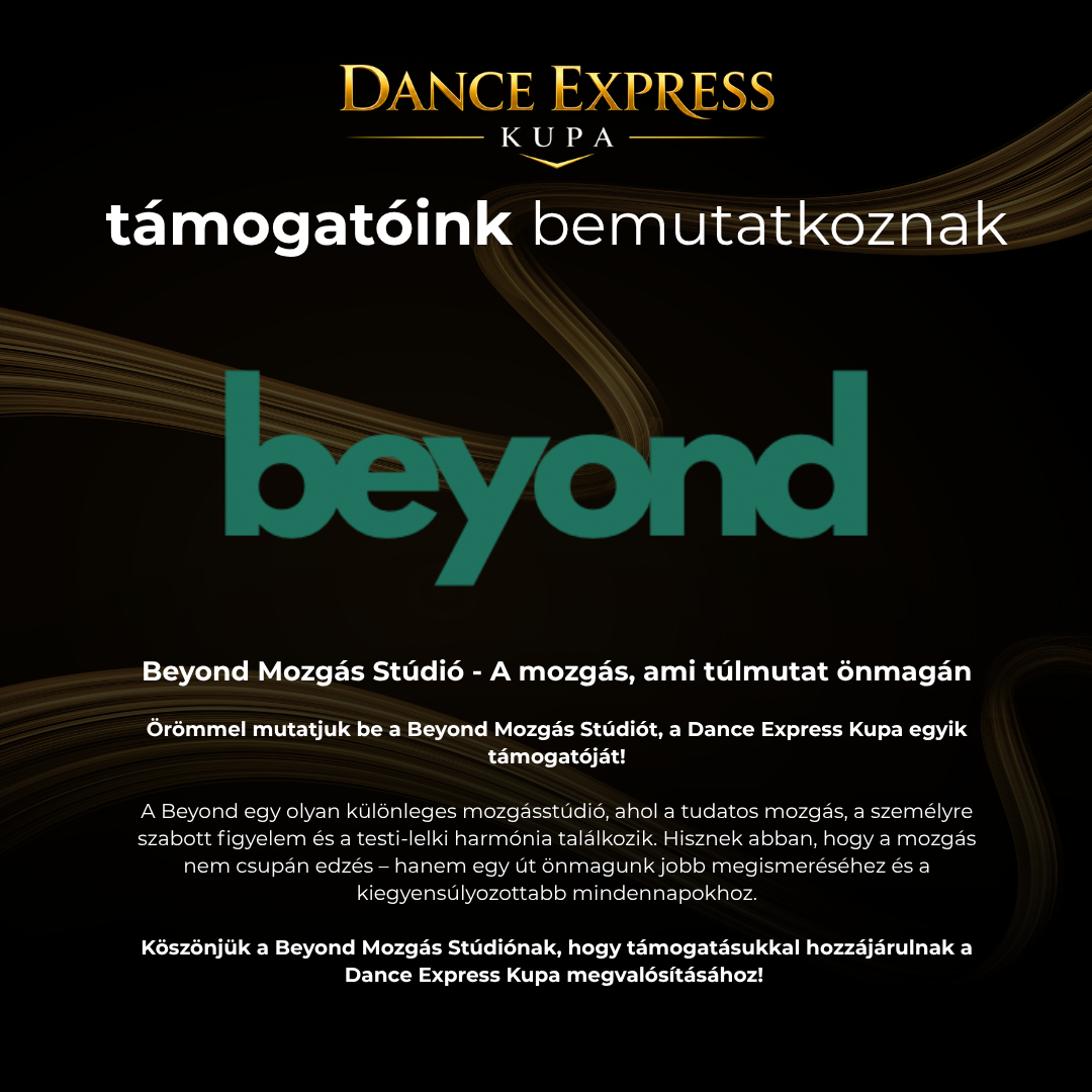 Beyond Mozgás Stúdió bemutatkozása